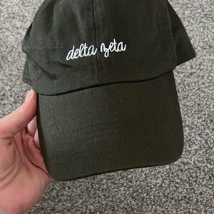 Delta Zeta Green Cap/ Hat